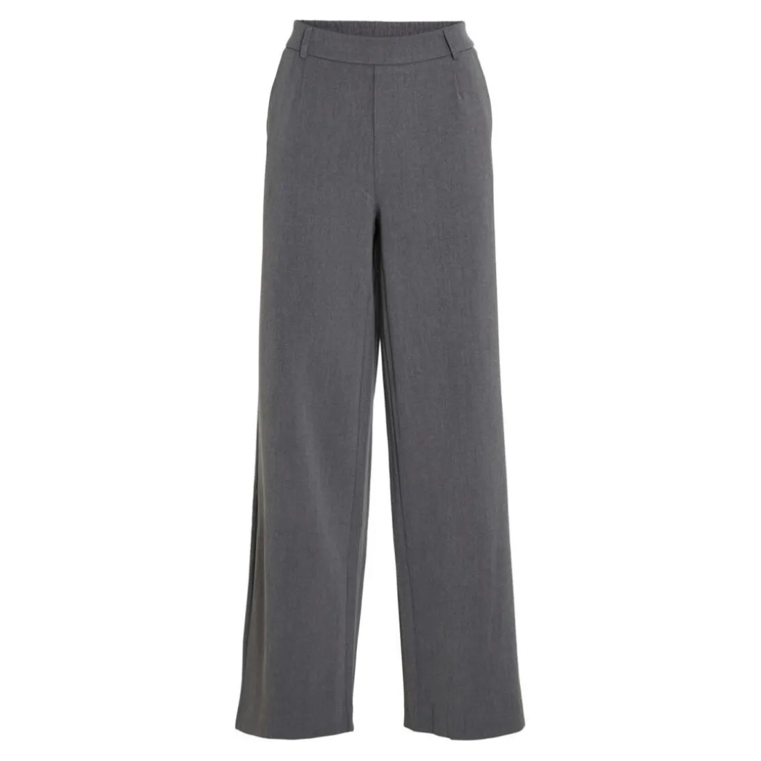 Pantalon à jambe large gris