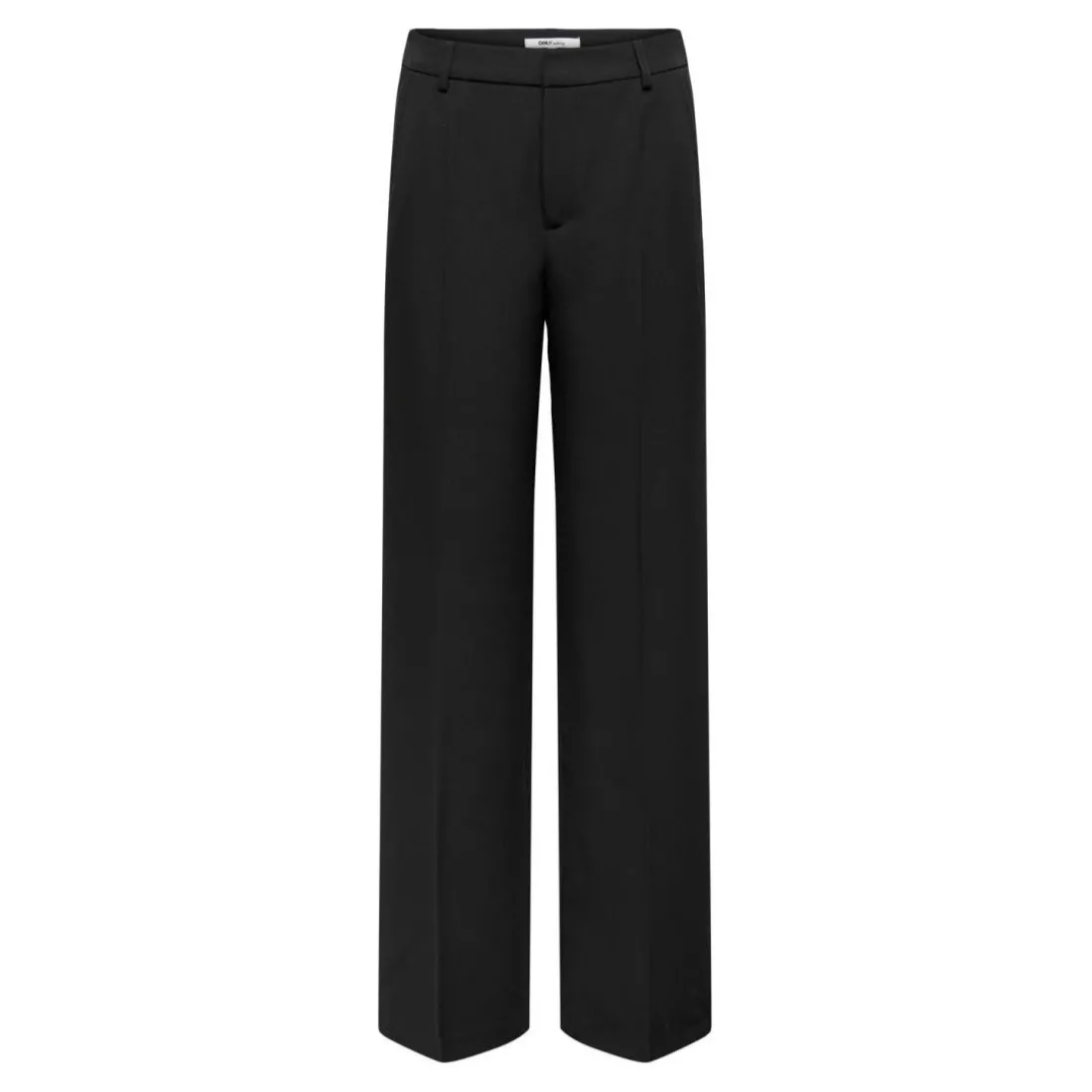 Pantalon à jambe large taille haute noir Alice