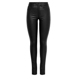 Pantalon - Skinny Fit noir en viscose Queen