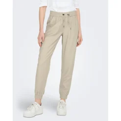 Pantalon beige en viscose