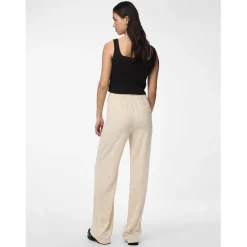 Pantalon beige ficelle en viscose Vinsty Liz