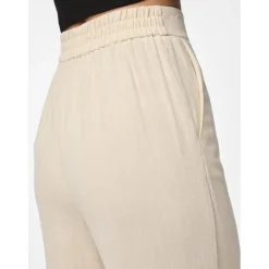 Pantalon beige ficelle en viscose Vinsty Liz