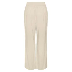 Pantalon beige ficelle en viscose Vinsty Liz