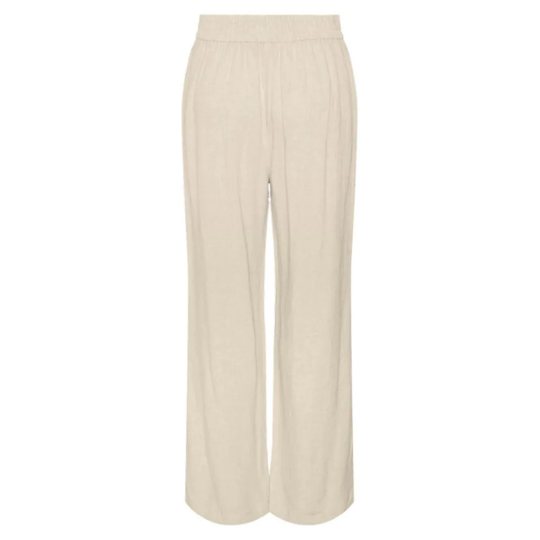 Pantalon beige ficelle en viscose Vinsty Liz