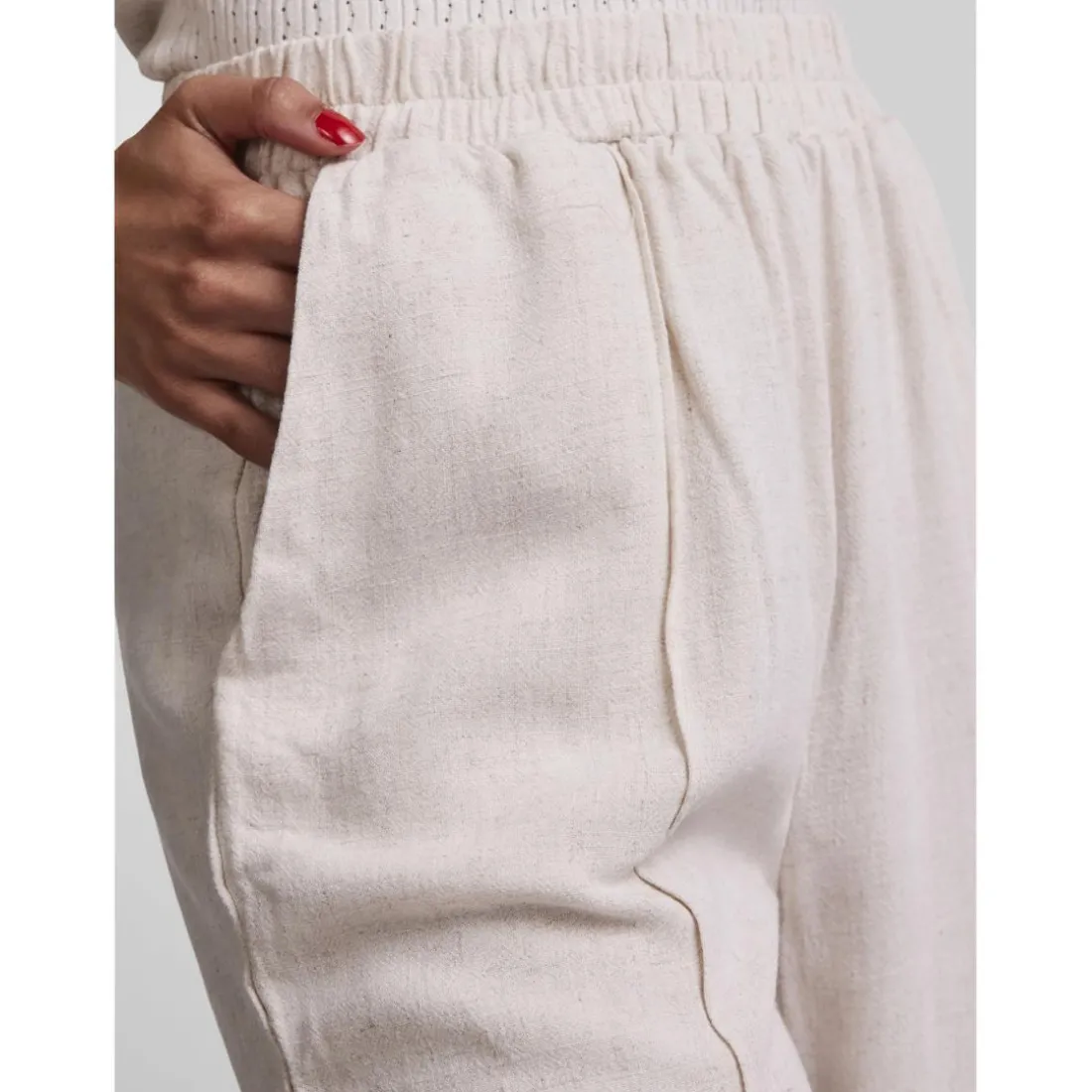 Pantalon blanc en viscose