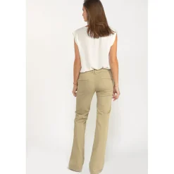 Pantalon bootcut JOELLE vert