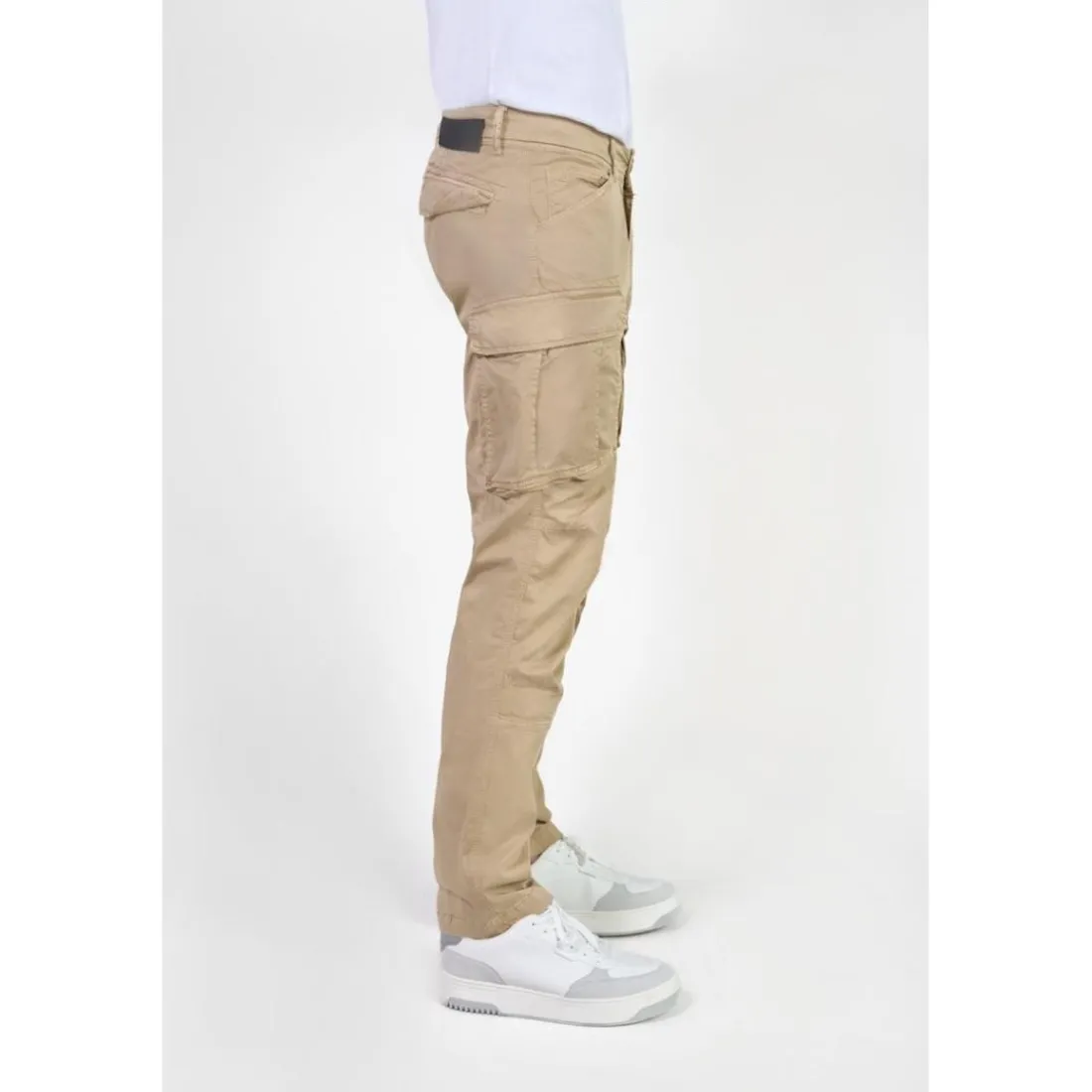 Pantalon cargo AARON beige Ezra