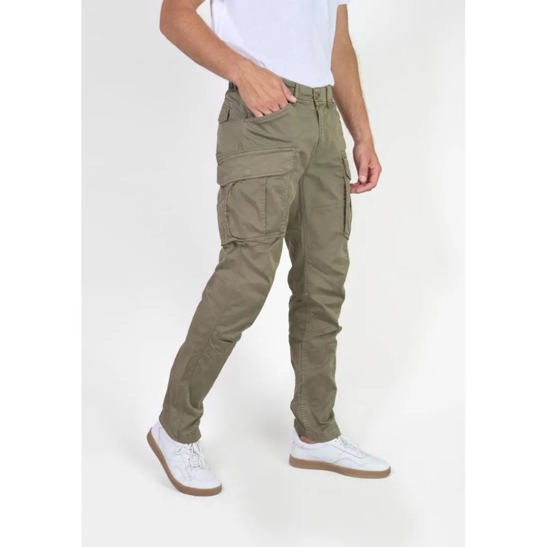 Pantalon cargo AARON kaki Eben