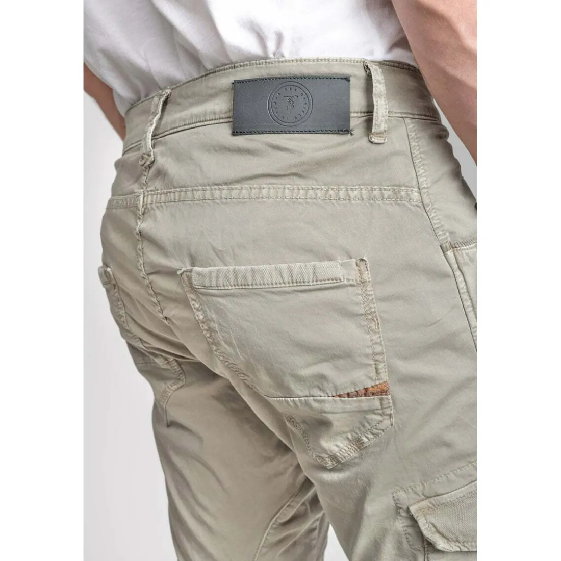 Pantalon cargo ALBAN gris Milo
