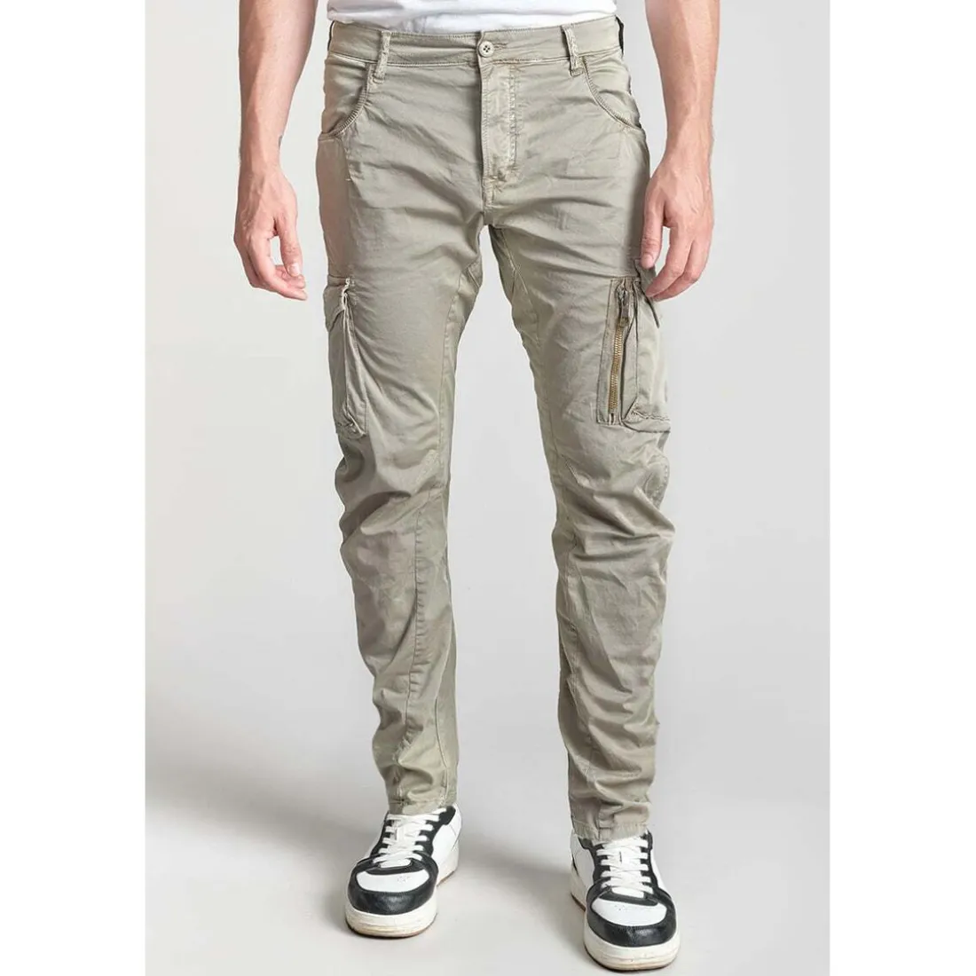 Pantalon cargo ALBAN gris Milo