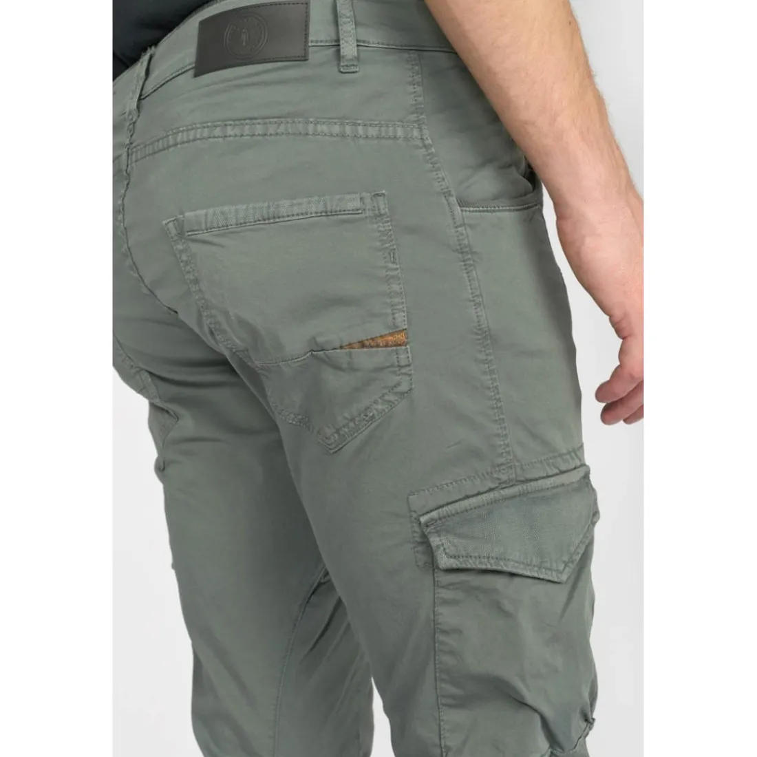 Pantalon cargo ALBAN gris Tom en coton