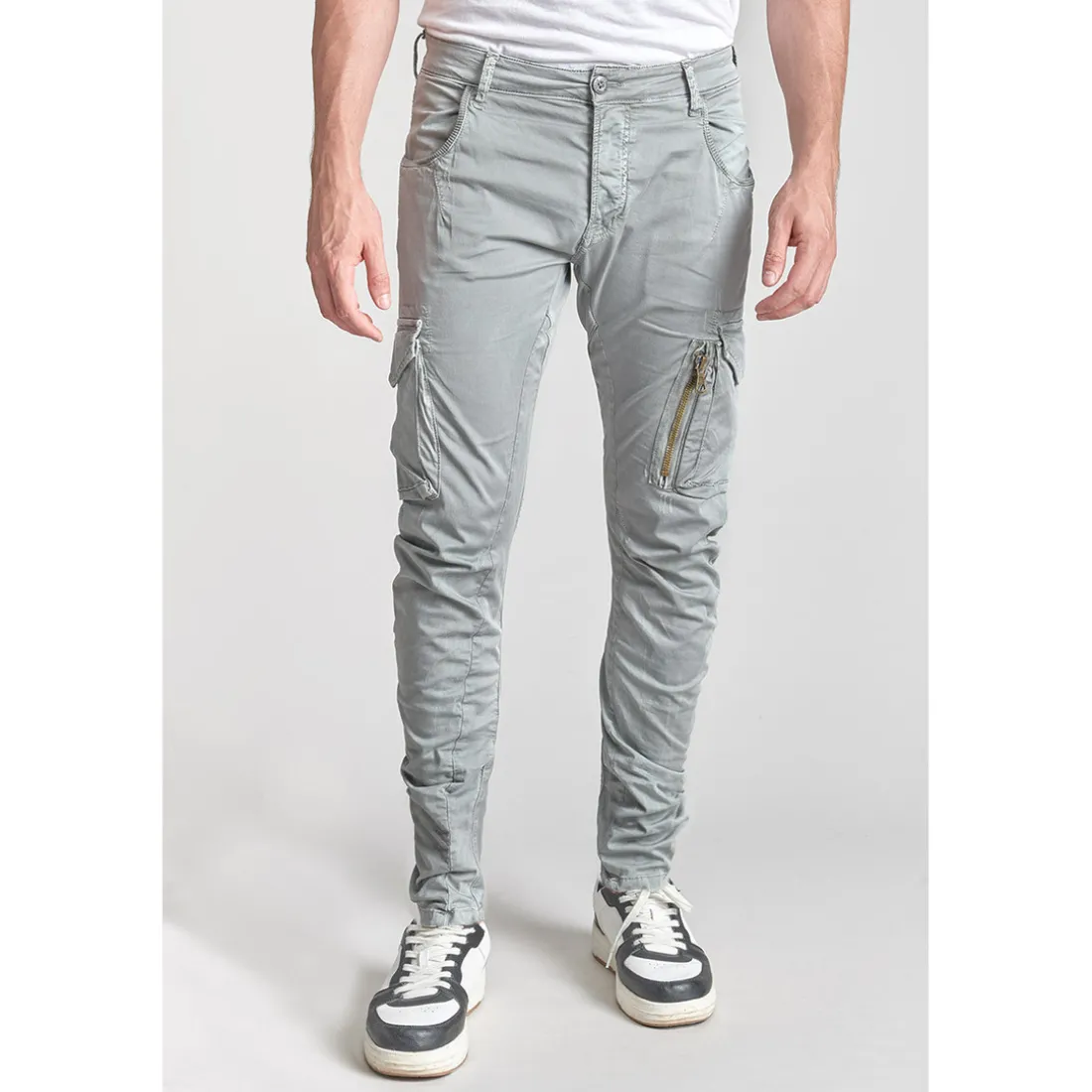 Pantalon cargo ALBAN gris Andy