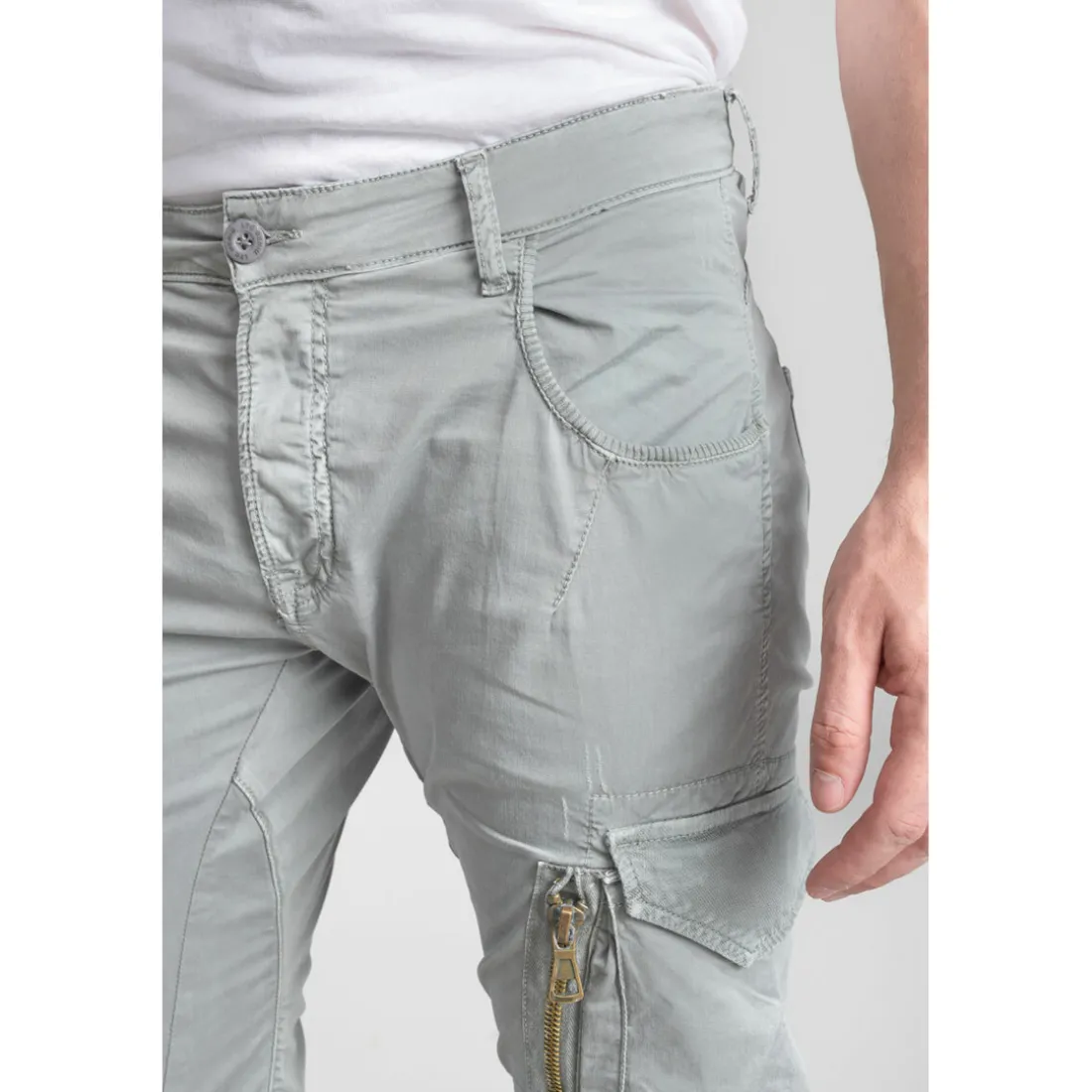 Pantalon cargo ALBAN gris Andy
