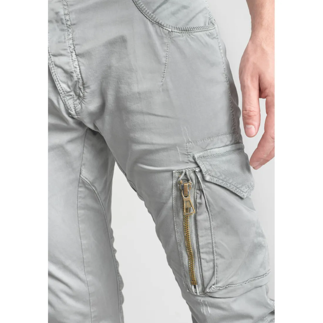 Pantalon cargo ALBAN gris Andy