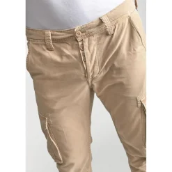 Pantalon cargo SAMI beige Tate en coton