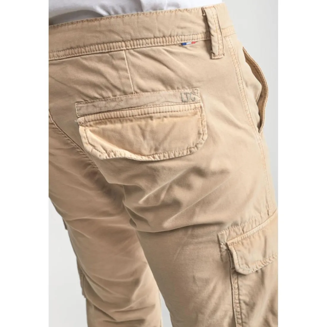 Pantalon cargo SAMI beige Tate en coton