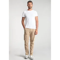 Pantalon cargo SAMI beige Tate en coton