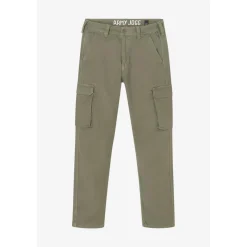 Pantalon cargo SIVAN kaki Vic en coton
