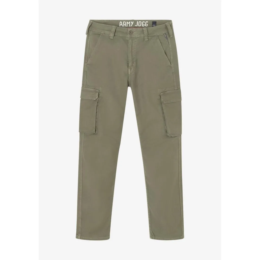 Pantalon cargo SIVAN kaki Vic en coton