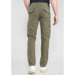 Pantalon cargo SIVAN kaki Vic en coton