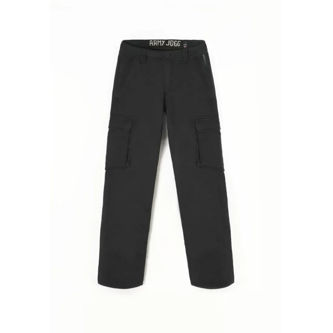 Pantalon cargo SIVAN noir Zak en coton