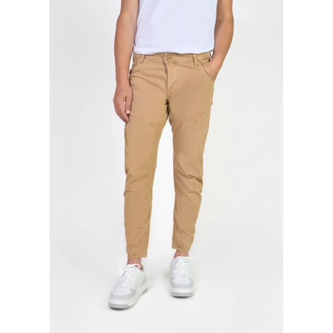 Pantalon carotte ALBE beige Kurt