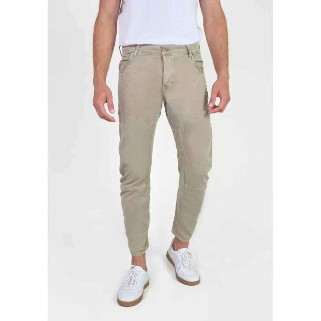 Pantalon carotte ALBE kaki Will