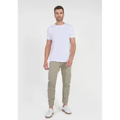 Pantalon carotte ALBE kaki Will