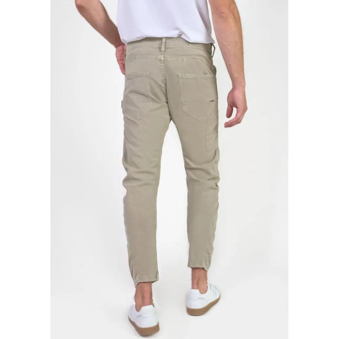 Pantalon carotte ALBE kaki Will