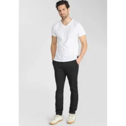 Pantalon carotte DEDAL noir Eloy en viscose
