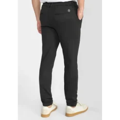 Pantalon carotte DEDAL noir Eloy en viscose
