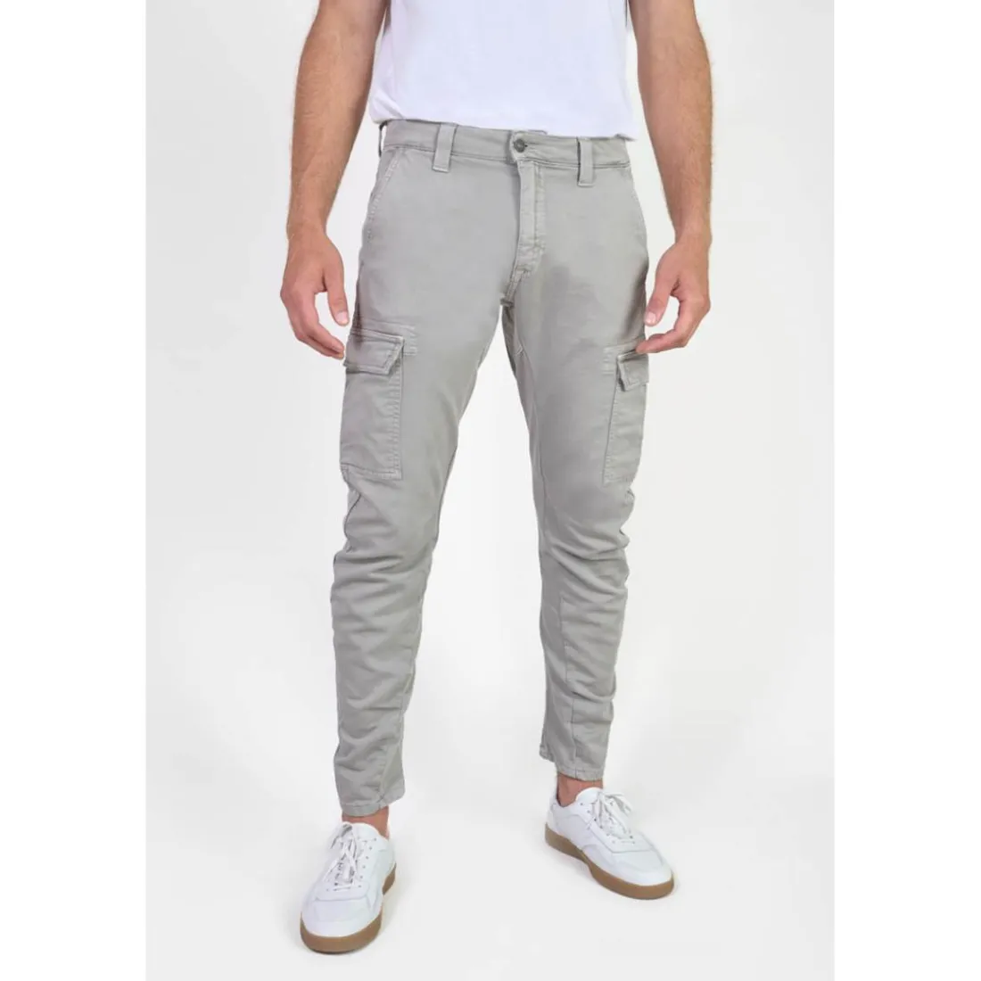 Pantalon carotte KOGE gris Lance