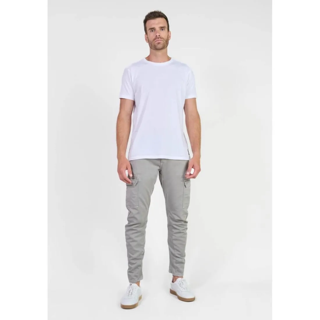 Pantalon carotte KOGE gris Lance