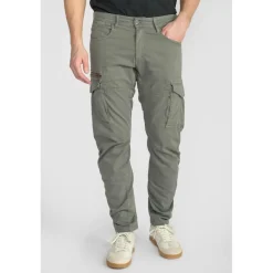 Pantalon carotte KUROO gris Moe en coton