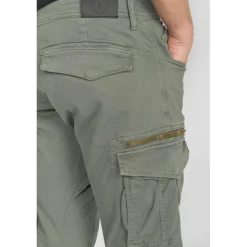 Pantalon carotte KUROO gris Moe en coton
