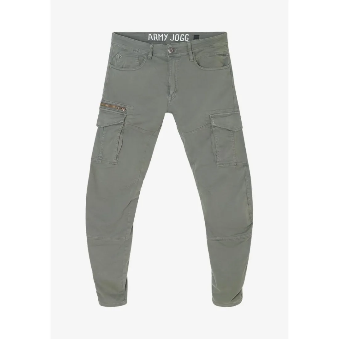 Pantalon carotte KUROO gris Moe en coton
