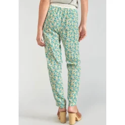 Pantalon carotte RANI bleu