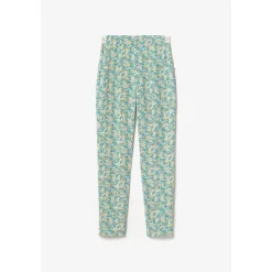 Pantalon carotte RANI bleu