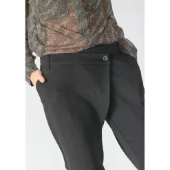Pantalon carotte ZEFIRA noir