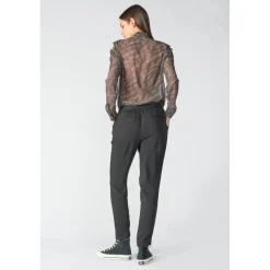 Pantalon carotte ZEFIRA noir