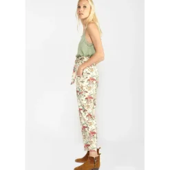 Pantalon carotteERIDA blanc