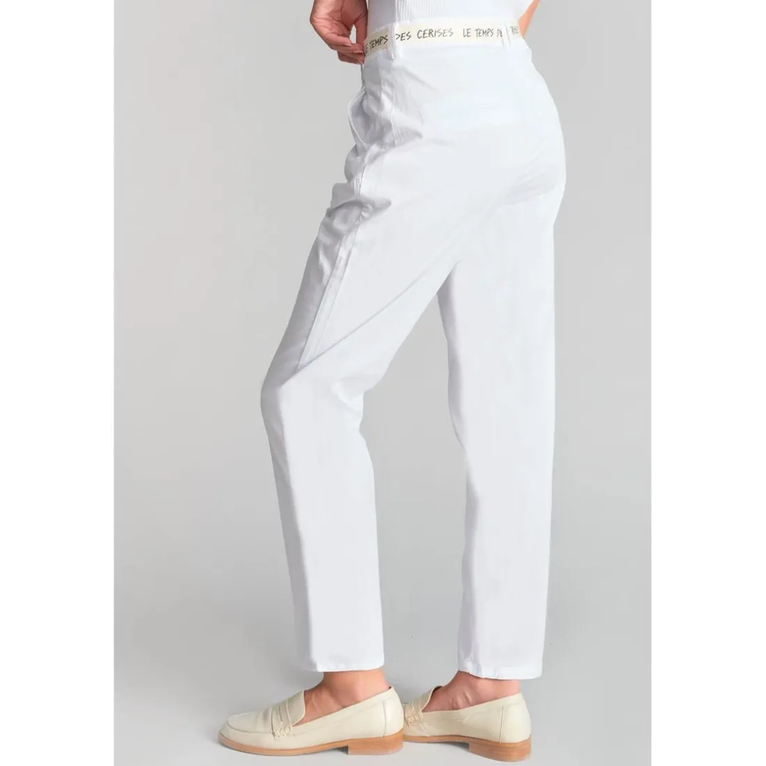 Pantalon chino ARLO blanc
