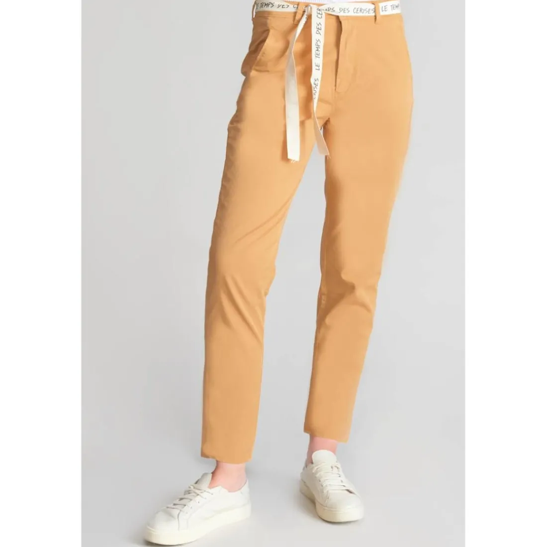 Pantalon chino ARLO camel Vox en coton