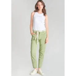 Pantalon chino ARLO vert Kali en coton