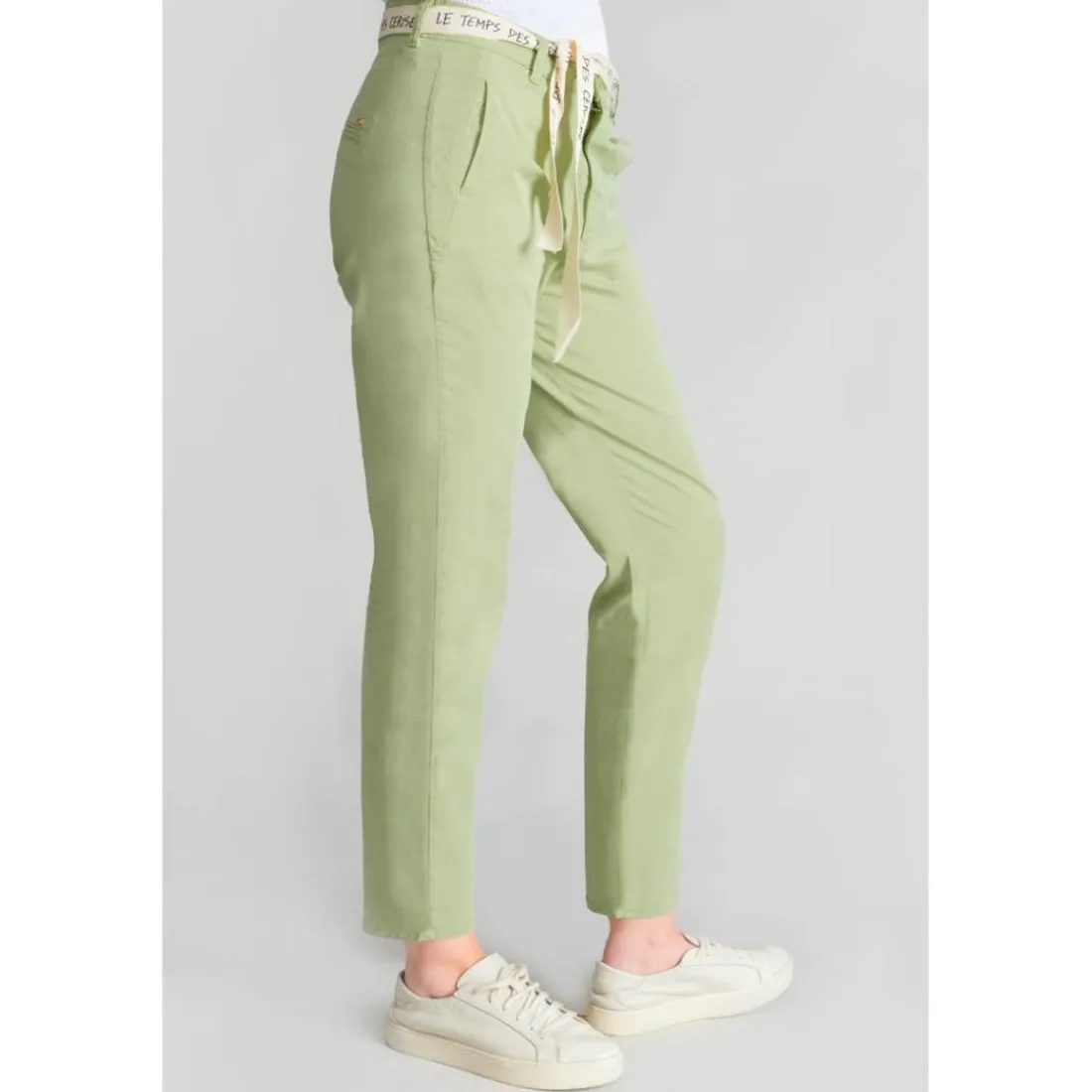 Pantalon chino ARLO vert Kali en coton