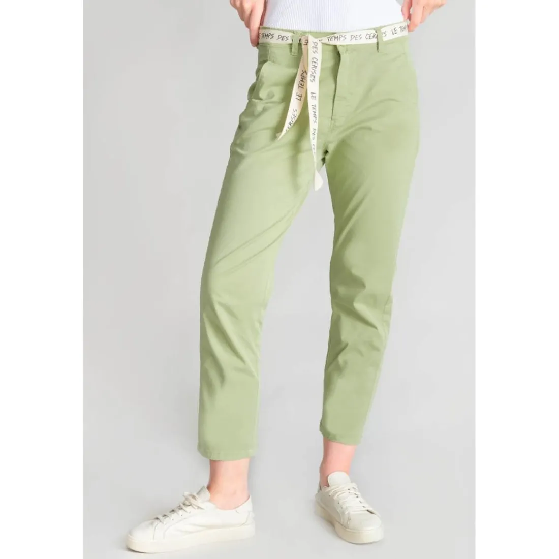 Pantalon chino ARLO vert Kali en coton