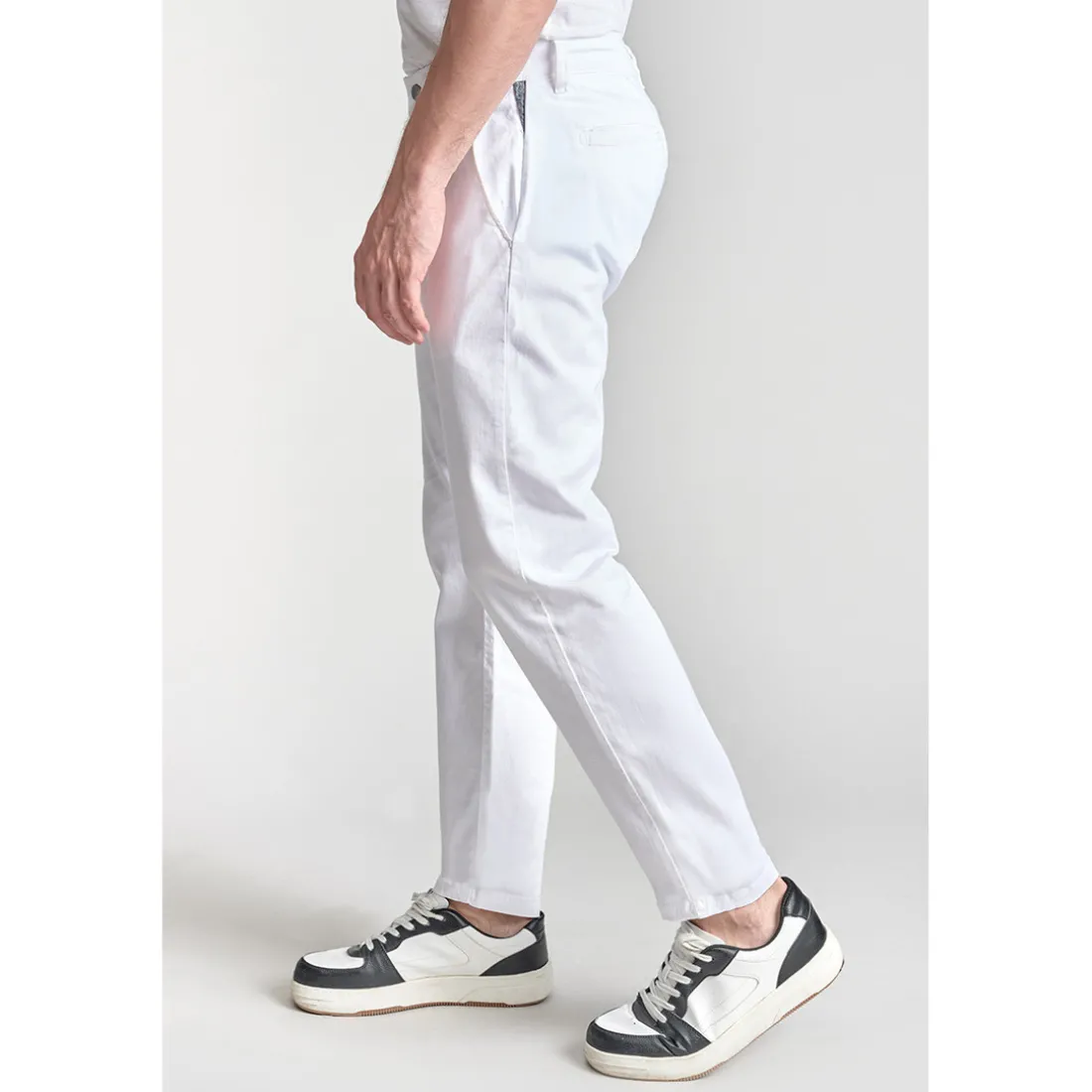 Pantalon chino CESAR blanc