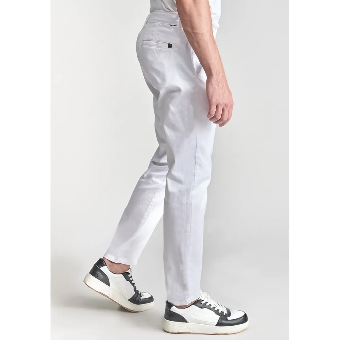 Pantalon chino CESAR blanc