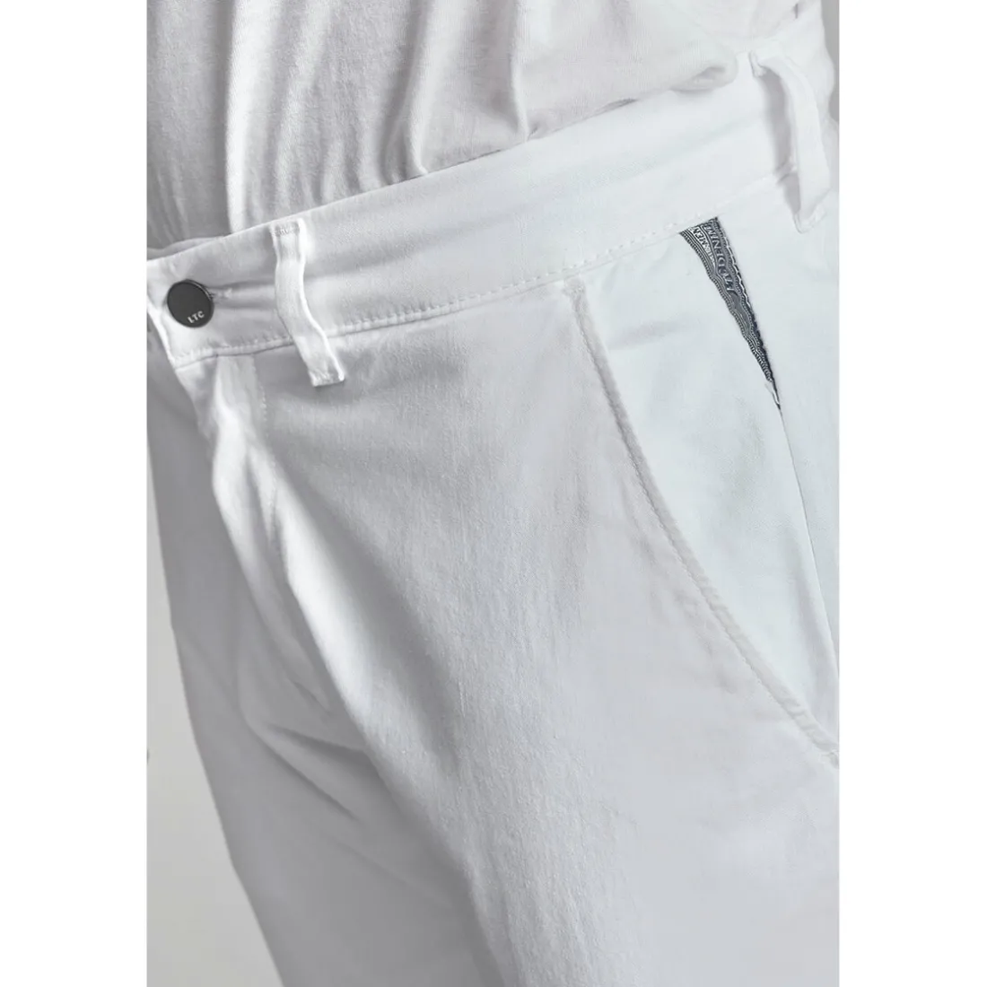 Pantalon chino CESAR blanc