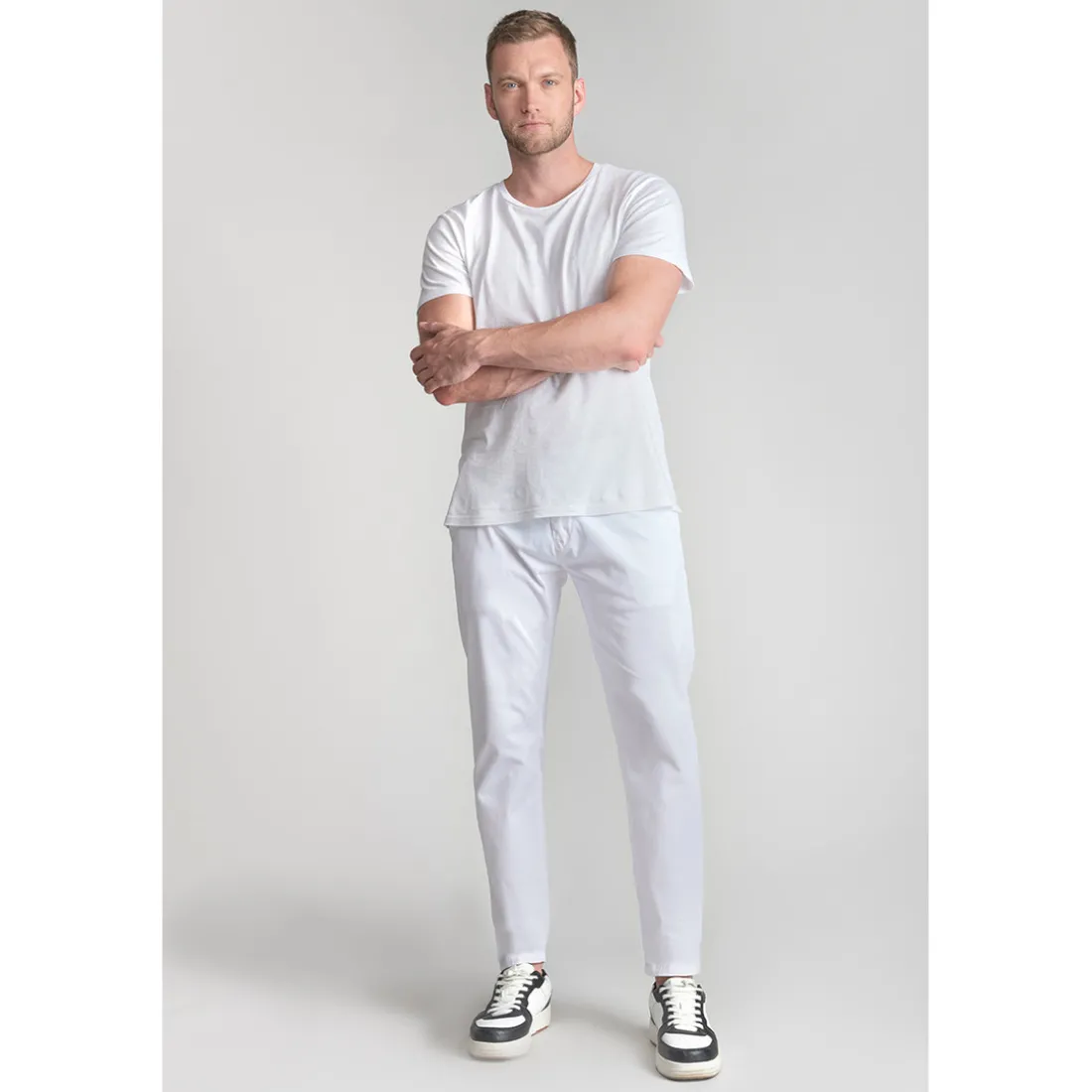 Pantalon chino CESAR blanc